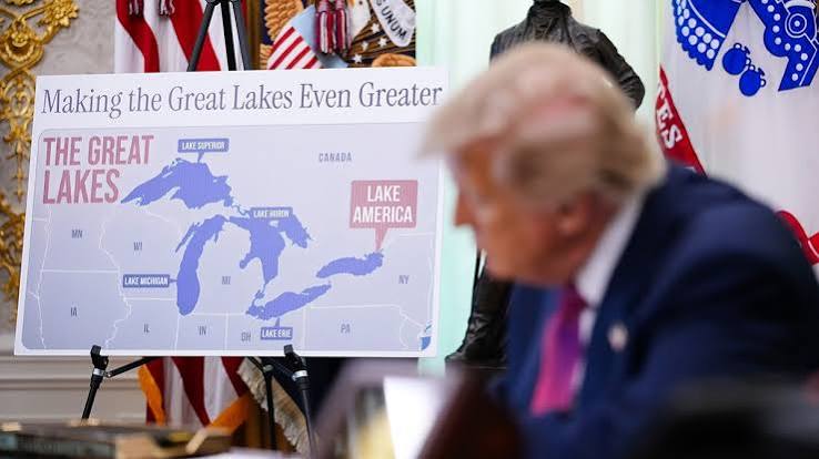 Trump posts a map renaming New Mexico 